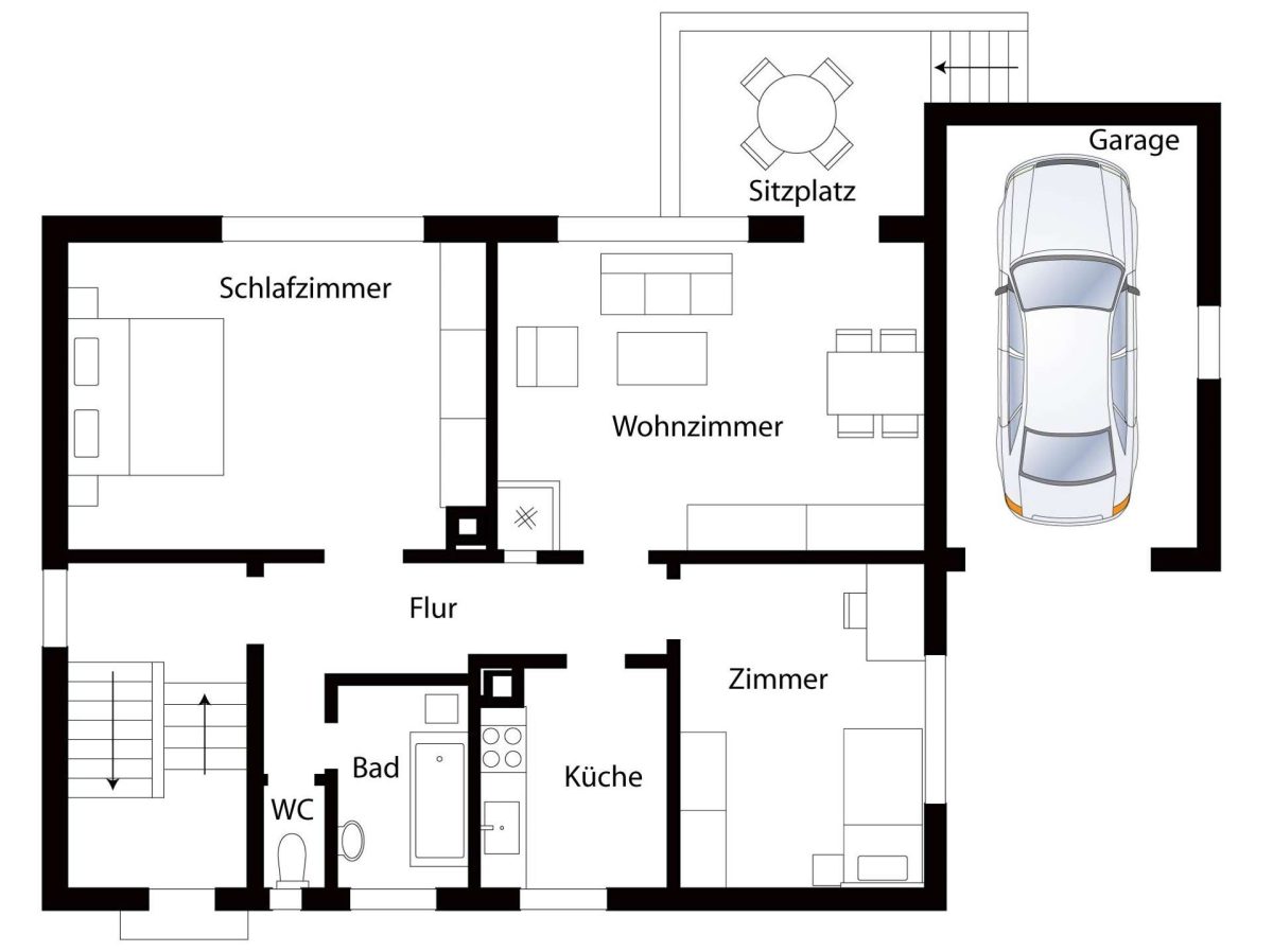 EG -1 möbiliert